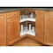 Rev-A-Shelf Polypropylene, White, 24 in W, 26 in H, 24 in D, 14.25 in L, White 6472-24-11-52 - alternate 3